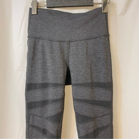 Lululemon Wunder Under Special Edition Tech Mesh 28" Size 6 Heathered Black - Picture 2 of 6